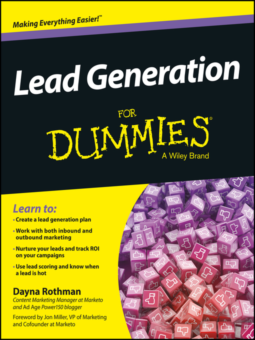 Title details for Lead Generation For Dummies by Dayna Rothman - Available
